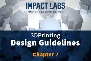 3D printing design guidelines chapter 7